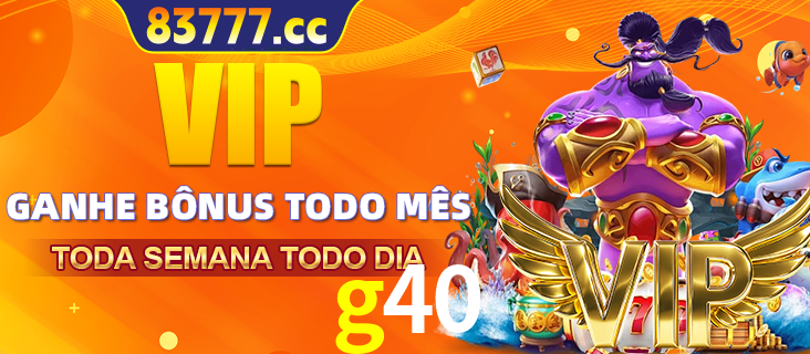 Banner promocional do g40 oferecendo 100% de recompensas adicionais contínuas para quem fizer o login diário (Daily sign-in), com um mascote de coelho.